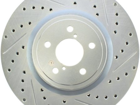 StopTech 05-14 Subaru Legacy Select Sport Drilled & Slotted Rotor - Left Online Hot Sale