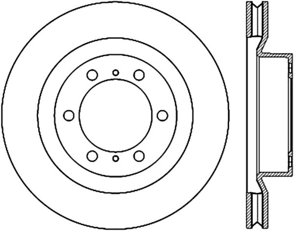 StopTech 10-17 Lexus GX Slotted & Drilled Cryo Front Right Rotor on Sale