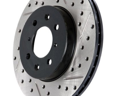 Stoptech 14-18 Subaru Forester Drilled & Slotted Rear Left Sport Brake Rotor For Cheap