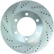 StopTech Select Sport 12-14 Toyota FJ Cruiser SportStop Slotted & Drilled Front Right Rotor Fashion