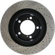 StopTech 07-09 Toyota Tundra   08-09 Toyota Sequoia Front Left Slotted & Drilled Rotor Fashion