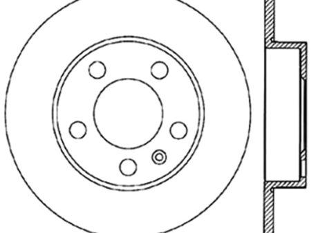 StopTech 98-11 Volkswagen Beetle Sport Slotted & Drilled Rear Right Cryo Rotor Discount