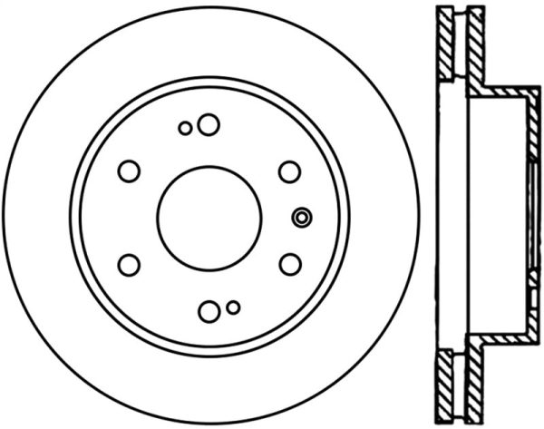 StopTech Power Slot 07-09 Cadillac Escalade   05-09 Chevy Silverado Front Right Slotted CRYO Rotor Online Hot Sale