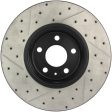 StopTech Power Slot 09-10 Audi A4 A4 Quattro   08-10 A5   10 S4 Front Left Drilled & Slotted Rotor Supply