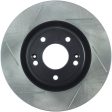 StopTech Power Slot 10 Hyundai Genesis Coupe Non-Track Front Right Slotted Rotor Online now