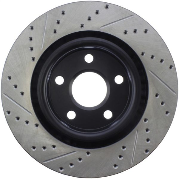 StopTech 08-09 Pontiac G8 Slotted & Drilled Front Left Rotor on Sale