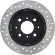 StopTech 90-96 Acura Integra   97-01 Integra (Exc. Type R) Slotted & Drilled Right Rear Rotor For Cheap