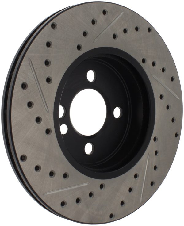 StopTech Slotted & Drilled Sport Brake Rotor 07-13 Mini Cooper on Sale