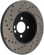 StopTech Slotted & Drilled Sport Brake Rotor 07-13 Mini Cooper on Sale