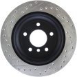 StopTech 9 07-09 BMW 328   06 BMW 325 E90 AWD Slotted & Drilled Left Rear Rotor For Discount