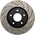 StopTech 1 02-05 Infiniti G35 (alloy disc)   6 02-05 Nissan 350Z Slotted & Drilled Right Front Rotor Discount