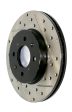 StopTech 13-17 Range Rover Right Slotted & Drilled Sport Brake Rotor Online Sale