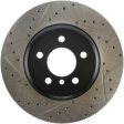 StopTech 2011-2013 BMW 535i   2012-2016 BMW 640i Slotted & Drilled Front Right Brake Rotor Sale