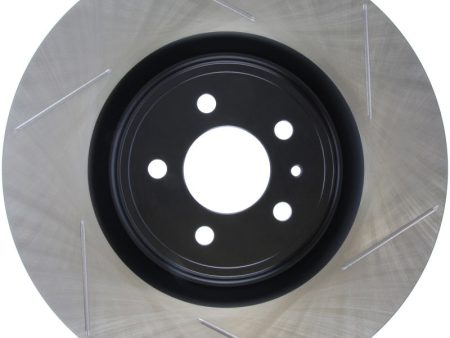 StopTech Premium High Carbon 13-14 Ford Mustang Shelby GT500 Left Front Disc Slotted Brake Rotor Cheap