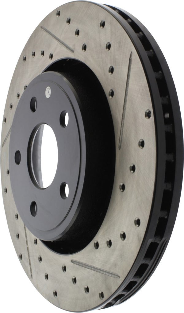 StopTech 11-12 Dodge Durango Sport Drilled & Slotted Front Passenger-Side Brake Rotor For Discount