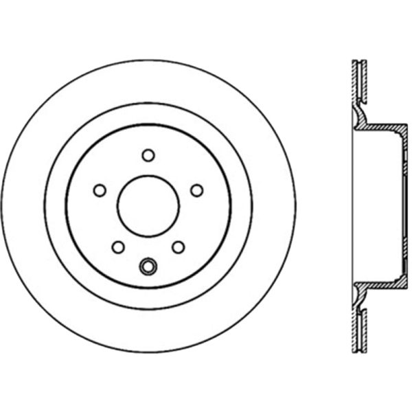 StopTech Power Slot 09 Nissan 370z   08-09 Infiniti G37 Slotted Rear Left CRYO Rotor Online now