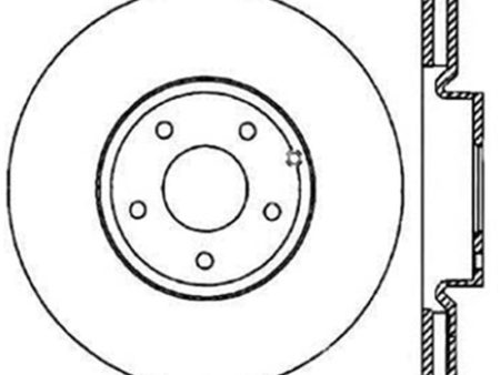 StopTech SportStop 6 02-08 Nissan 350Z   8 02-04 Infiniti G35 Slotted & Drilled Rear Right Rotor on Sale