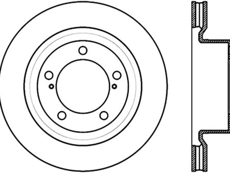 StopTech 17-18 Lexus LX SportStop Cryo Slotted & Drilled Front Right Rotor For Discount