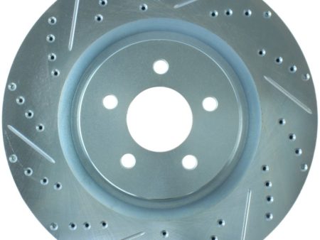 StopTech Select Sport 07-10 Ford Shelby Slotted and Drilled Right Rotor For Cheap