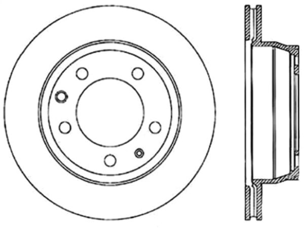 StopTech Power Slot 07-10 Audi Q7   03-10 Porsche Cayenne Cryo Right Rear Slotted Rotor Online now