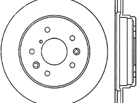 StopTech 86-92 Mazda RX-7 Slotted & Drilled Right Rear Rotor on Sale