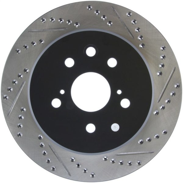 StopTech Slotted & Drilled Sport Brake Rotor Left Rear 13-14 Lexus GS300 350 400 430 Fashion