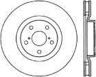 StopTech Power Slot 5 93-98 Supra Turbo Front Left SportStop CRYO Slotted Rotor Cheap