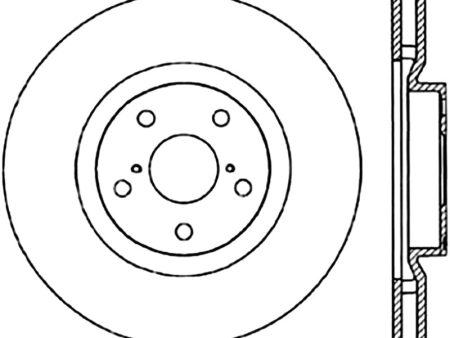 StopTech Power Slot 5 93-98 Supra Turbo Front Left SportStop CRYO Slotted Rotor Cheap