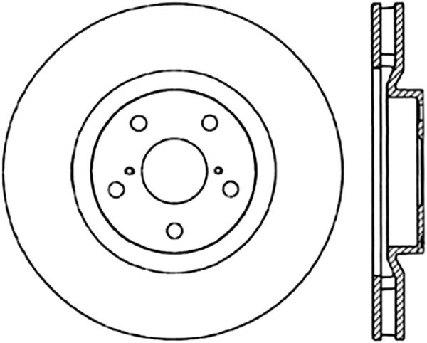 StopTech Power Slot 5 93-98 Supra Turbo Front Left SportStop CRYO Slotted Rotor Cheap