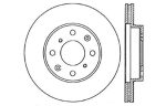 StopTech 96-00 Honda Civic DX HX Coupe 90-00 Civic DX LX Sedan Slotted & Drilled Right Front Rotor For Sale