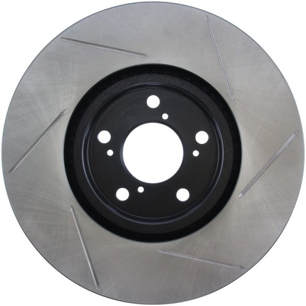 StopTech Power Slot 07-09 Acura MDX   09-10 Honda Pilot Front Right Slotted Rotor For Sale