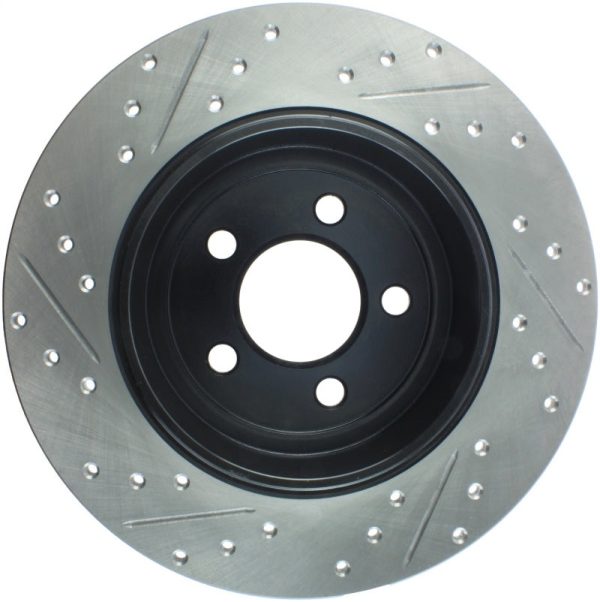 StopTech 05-13 Chrysler300 300C   09-12 Dodge Challenger Rear Left Drilled & Slotted Rotor Cheap