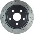 StopTech Slotted & Drilled Sport Brake Rotor 11-15 Jeep Grand Cherokee (Excludes SRT8) Online Hot Sale