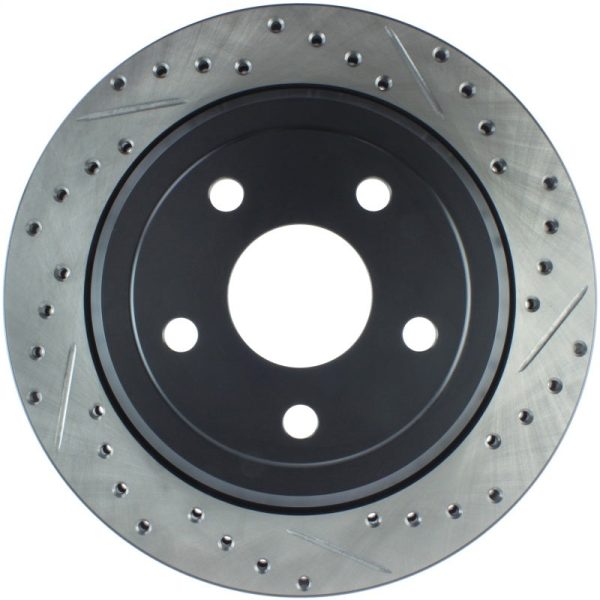 StopTech Slotted & Drilled Sport Brake Rotor 11-15 Jeep Grand Cherokee (Excludes SRT8) Online Hot Sale