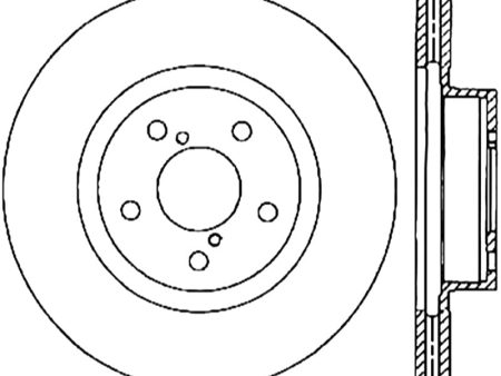 StopTech Power Slot 05-08 LGT Front Right CRYO Slotted Front Right Rotor Sale