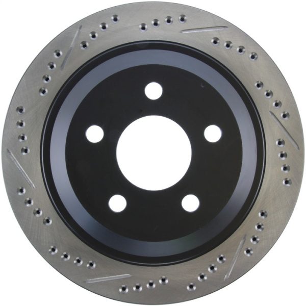 StopTech 98-02 Chevrolet Camaro   Pontiac Firebird Trans Am Slotted & Drilled Rear Right Rotor For Discount