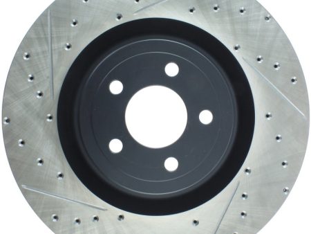 StopTech Slotted & Drilled Sport Brake Rotor - 2015 Ford Mustang GT - Front Right For Cheap