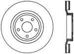 StopTech 06-10 Jeep Grand Cherokee SRT-8 Slotted & Drilled Front Left Rotor For Sale