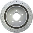 StopTech Select Sport Drilled & Slotted Rotor - Front Right Hot on Sale