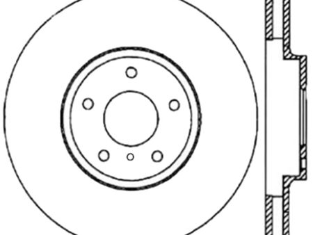 StopTech Power Slot 06-07 350Z   05-07 G35   06-07 G35X SportStop CRYO Slotted Front Right Rotor Online Hot Sale