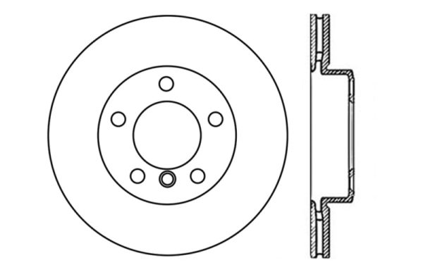 StopTech 9 07-09 BMW 328 Slotted & Drilled Left Front Rotor For Cheap