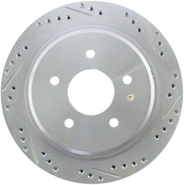 StopTech Select Sport Drilled & Slotted Rotor - Front Right Hot on Sale