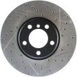 StopTech BMW 12-15 335i   2014 428i   2015 235i 228i Front Left Slotted & Drilled Sport Brake Rotor on Sale