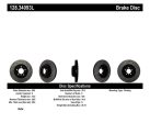 StopTech 07-10 BMW 335i Cross Drilled Left Front Rotor Online Sale