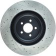 StopTech Slotted & Drilled Sport Brake Rotor - 2015 Ford Mustang GT - Front Right For Cheap