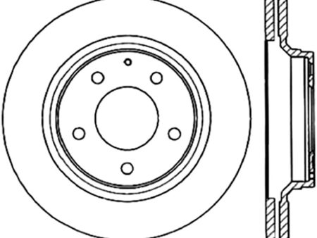 StopTech Power Slot 93-09 Mazda RX-7 Rear Left Slotted CRYO Rotor For Sale