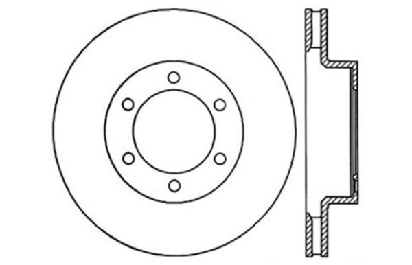 StopTech 07-08 Toyota FJ Cruiser   05-08 Tacoma (6 lug)   03-08 4 Runner (319mm disc) SportStop Slo Sale