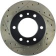 StopTech 81-89 Toyota Land Cruiser Slotted & Drilled Front Rotor Online Hot Sale