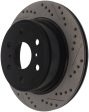 StopTech 07-10 GMC Sierra (w  Rear Drum)   07-09 GMC Yukon Rear Left Slotted & Drilled Rotor Discount