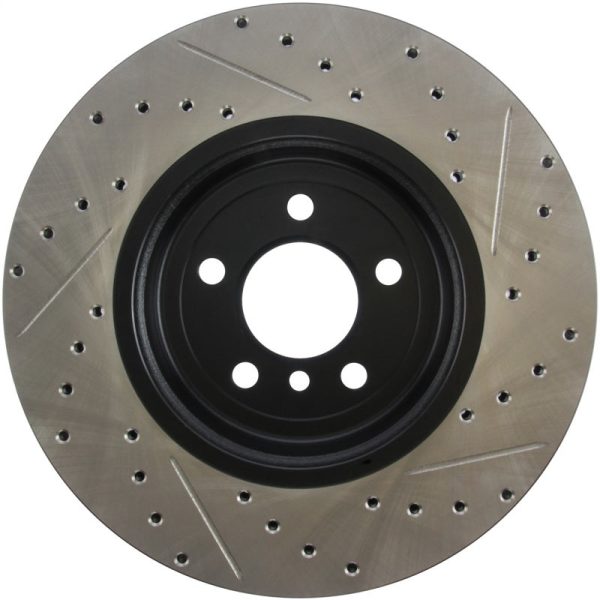 StopTech 2011-2013 BMW 535i   2012-2016 BMW 640i Slotted & Drilled Front Right Brake Rotor Sale